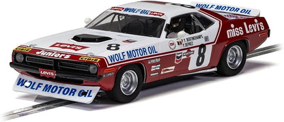 Scalextric C4247 Chrysler Hemicuda - Spa 24 Horas 1973 - Bertinchamps &amp; Deprez, Rojo/Blanco