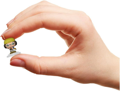 Funko Bitty Pop! One Piece - Usopp - Pacote com 4 - Probabilidade de 1/6 para uma variante rara de Chase e uma minifigura surpresa misteriosa - 2,2 cm (0,9 pol.) - Prateleira de exposição empilhável incluída