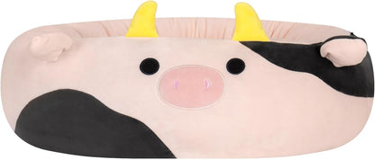 Squishmallows Original 20 Polegadas Connor a Vaca Cama para Animais de Estimação - Pequena Cama Ultrasoft Oficial Jazwares Pelúcia para Animais de Estimação