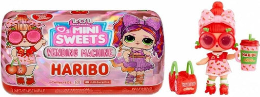 L.O.L. Surprise Loves Mini Sweets Series X Haribo - Embalagem para máquina de venda automática - Inclui 7 surpresas, acessórios e boneca com tema de doces - Bonecas colecionáveis adequadas para crianças a partir de 4 anos
