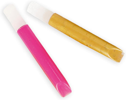 Janod Pintura 3D - Tema Selva - Les Ateliers du Calme - Kit de Ocio Creativo Infantil - Pintura Dorada y Rosa Neón para Niños - Estimula la Motricidad Fina y la Concentración - A partir de 7 años