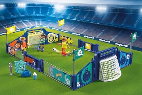 Playmobil | My Life | Arena de Futebol | Campo com Mecanismo de Chute e 2 Gols | Brinquedo de Futebol para Crianças a partir de 4 Anos | 72056