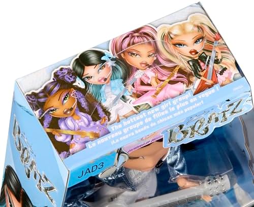 Bratz Pop Starz Jade - Boneca Fashion com Pingente Colecionável, Roupa e Acessórios Musicais