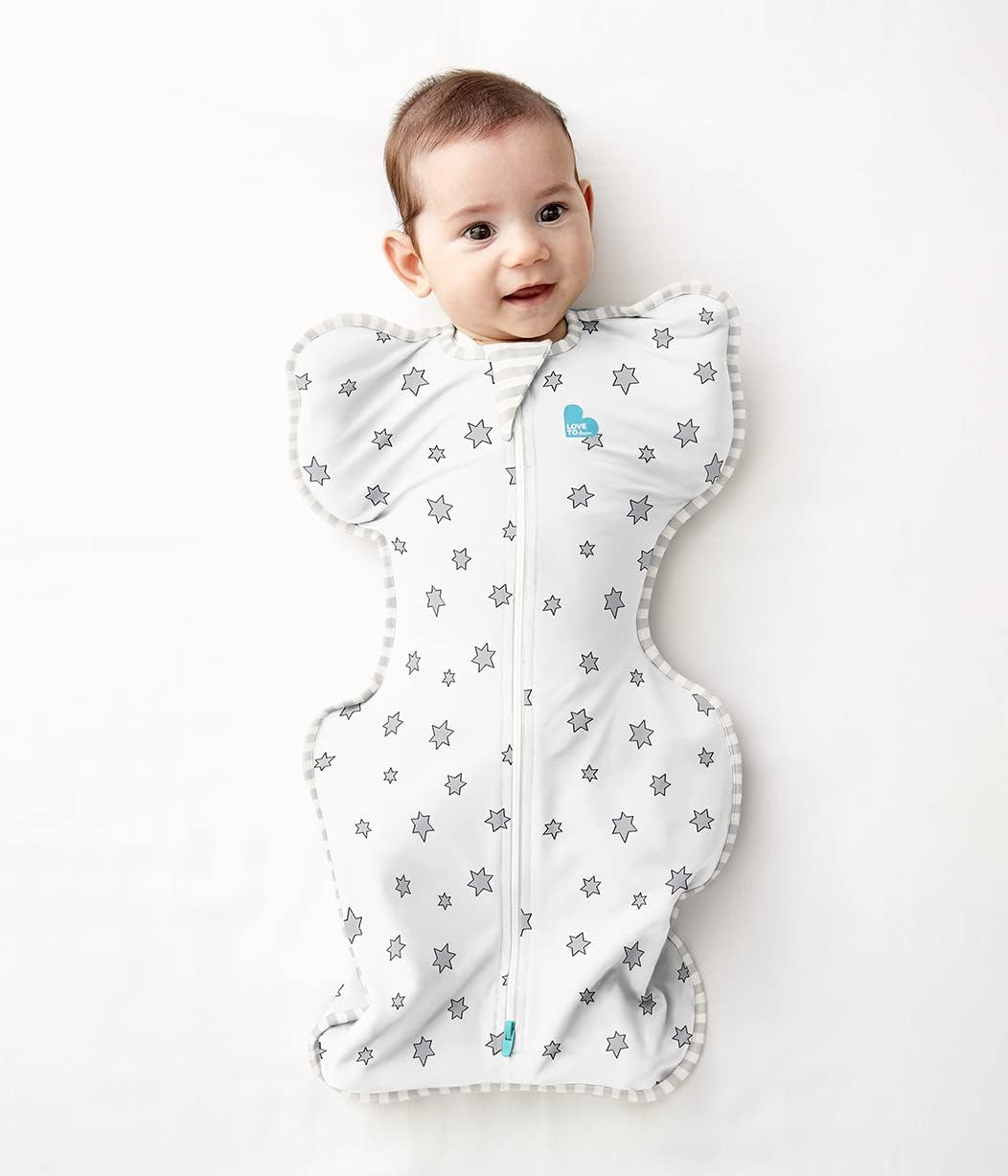 Love To Dream™ Swaddle UP™, Médio 6–8,5 kg – Creme | Ajuste perfeito, promove uma rotina de sono saudável | 0,2 Tog Ideal para primavera e verão (24–27 °C) | Viscose lavável à máquina e com zíper duplo