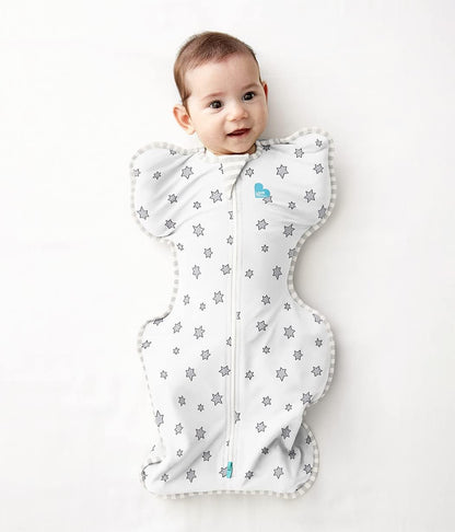 Love To Dream™ Swaddle UP™, Médio 6–8,5 kg – Creme | Ajuste perfeito, promove uma rotina de sono saudável | 0,2 Tog Ideal para primavera e verão (24–27 °C) | Viscose lavável à máquina e com zíper duplo