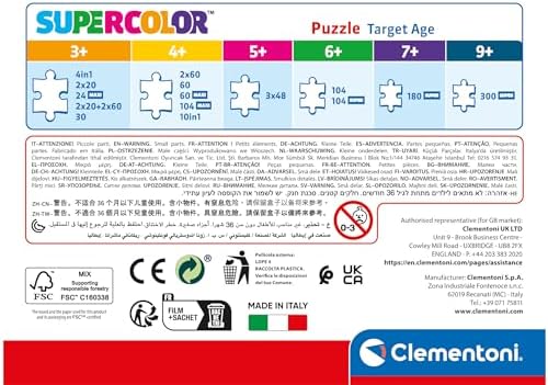 Clementoni 30 el. Super Kolor Spidey e seu incrível [QUEBRA-CABEÇA]