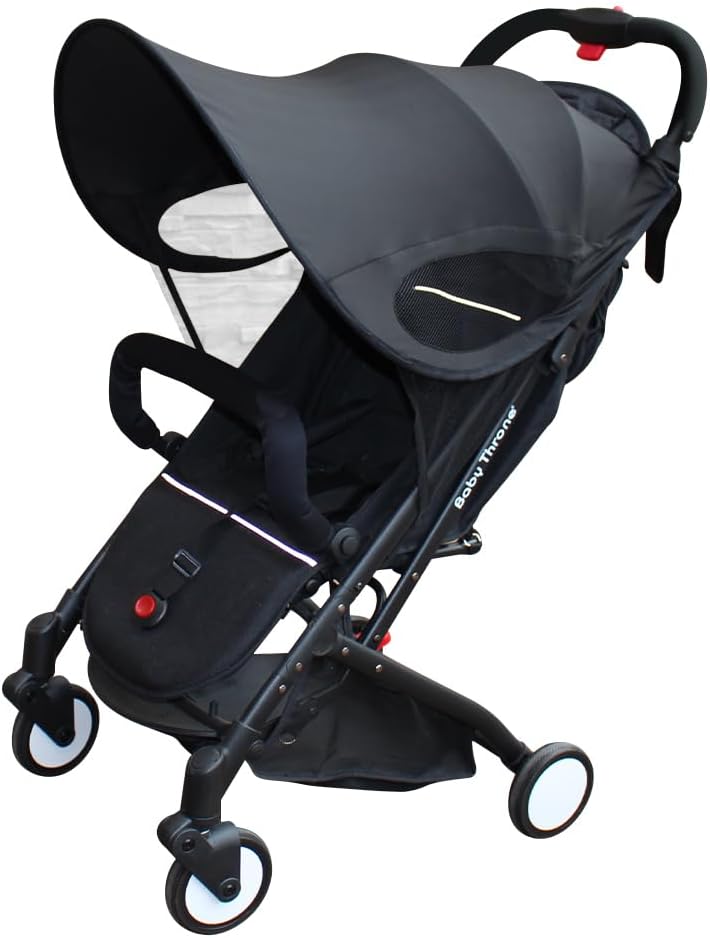 PandaEar Protetor solar universal para carrinho de bebê, ideal para carrinhos de passeio, cadeirinhas de bebê e carrinhos de carro. Proteção solar impermeável para carrinhos de bebê e carrinhos de passeio infantis, UPF 40+.