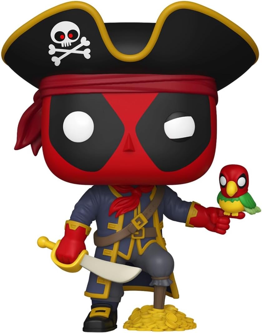 Funko Pop! Plus: Clássicos Literários de Deadpool – Deadpool Long John Silver - Figura de Vinil Colecionável - Ideia de Presente - Produtos Oficiais - Brinquedos para Crianças e Adultos - Fãs de Quadrinhos