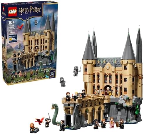 LEGO Harry Potter Castelo de Hogwarts: Ala Leste - Kit de Modelo em Miniatura com 13 Minifiguras e Patrono Colecionável - Decoração para Quarto Infantil - Ideia de Presente para Meninas, Meninos e Fãs a partir de 10 Anos - 76473