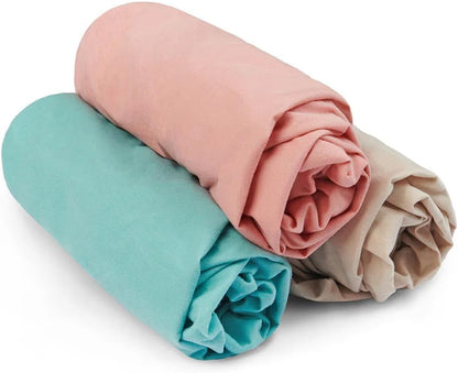 Love To Dream Protetor de colchão e lençol impermeável 2 em 1 para berço - Rosa | Compatível com colchões de berço padrão | Tecido premium Tencel Lyocell lavável à máquina | Macio, respirável e silencioso | Seguro e aconchegante