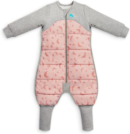 Love To Dream™ Macacão de dormir com pernas, 24-36 meses - Rosa | Manga comprida, leve, vestível e com manta | 2,5 Tog, ideal para inverno e outono (16–20 °C) | Algodão lavável à máquina e zíper duplo