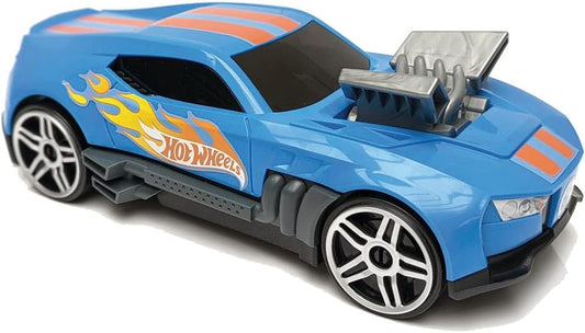 Hot Wheels Estojo para guardar carrinhos 2 em 1, modelo Race N' Haul, com rodas livres e alça retrátil - Armazena até 15 carrinhos (carrinhos não inclusos).