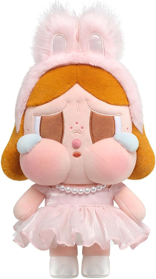 POP MART CRYBABY SHINY SHINY SERIES - Boneca de pelúcia (rosa) Personagem articulada Design premium Presentes para mulheres Brinquedo colecionável favorito dos fãs Figura de ação de brinquedo