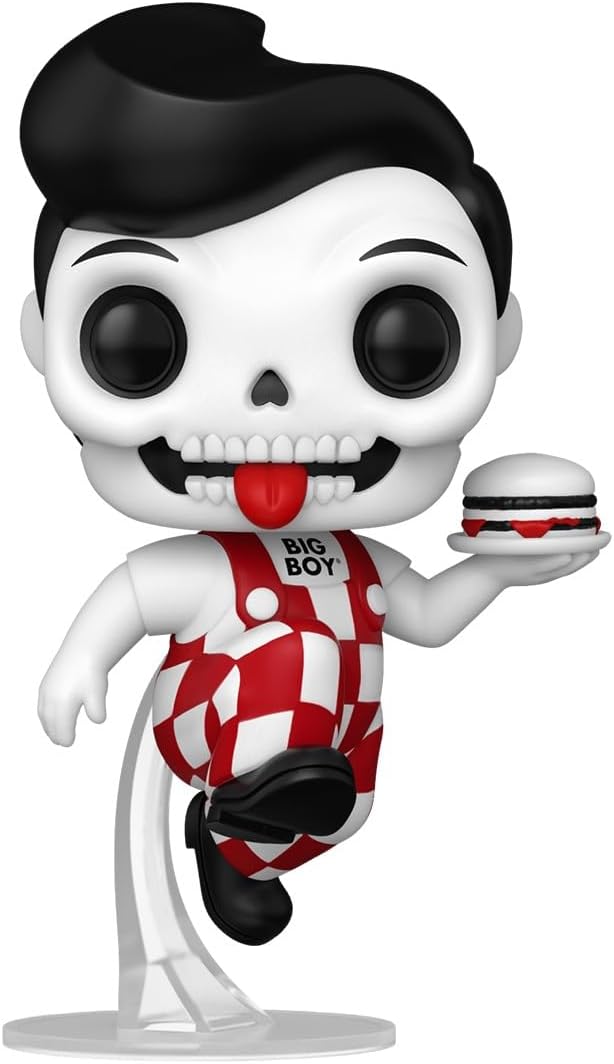 Funko Pop! Ícones de anúncios: Bob's Big Boy - Skull Bob - Figura de vinil colecionável - Ideia de presente - Produtos oficiais - Brinquedos para crianças e adultos - Fãs de ícones de anúncios - Figura modelo para colecionadores e exibição