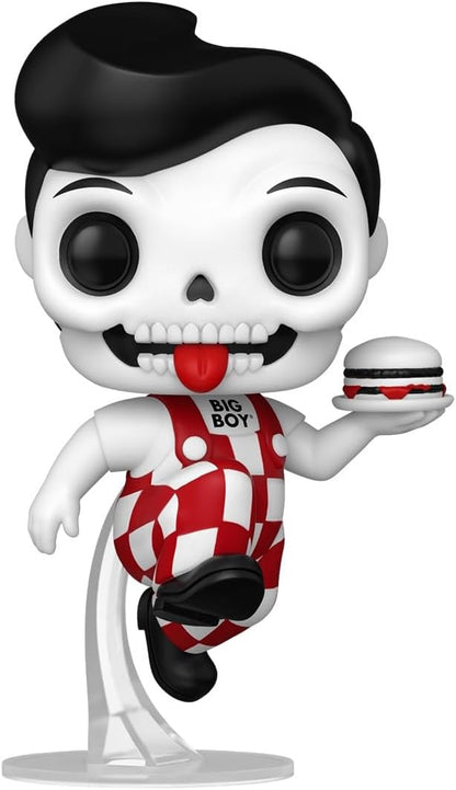 Funko Pop! Ícones de anúncios: Bob's Big Boy - Skull Bob - Figura de vinil colecionável - Ideia de presente - Produtos oficiais - Brinquedos para crianças e adultos - Fãs de ícones de anúncios - Figura modelo para colecionadores e exibição