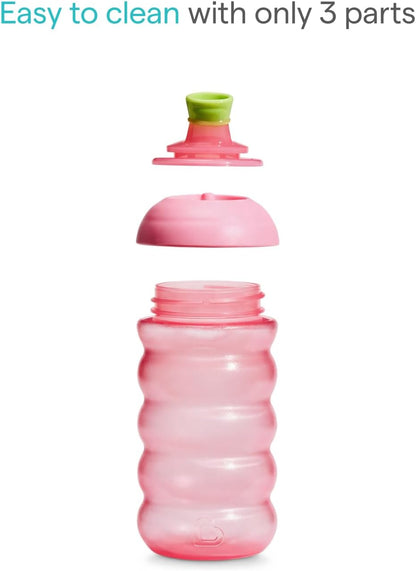 Munchkin Copo com Bico Click Lock | Kit com 2 | 12m+ | 296 ml | Rosa/Roxo