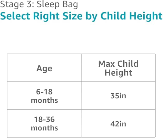 Love To Dream™ Saco de dormir | Cobertor e edredom vestível de manga comprida e leve | 2,5 Tog Ideal para inverno e outono (16–20 °C) | Algodão lavável à máquina e zíper duplo