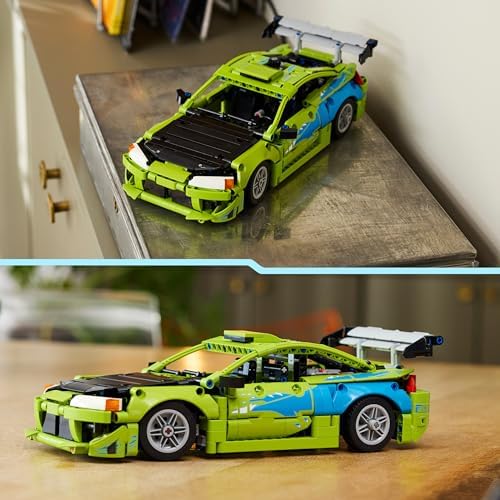 LEGO Technic Velozes e Furiosos Mitsubishi Eclipse - Kit de Montagem Colecionável STEM com Volante e 2 Cilindros de NOS - Presente para Adolescentes a partir de 14 Anos e Fãs Adultos do Filme - 42229