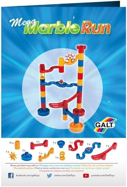 Galt Toys, Mega Marble Run, brinquedo de construção para crianças a partir de 4 anos