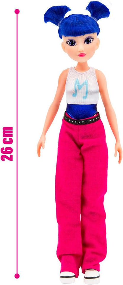 Winx Boneca Musa, Boneca Fashion, 27 cm de altura, Vestido totalmente articulado, Vestido como visto na nova série animada, Para crianças a partir de 3 anos de idade.