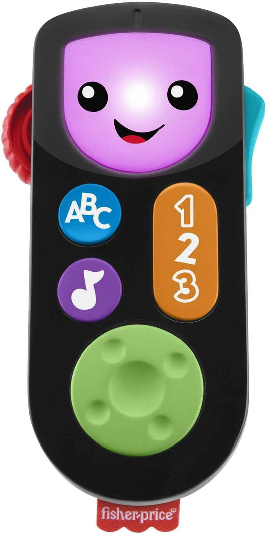Fisher-Price Controle remoto Stream and Learn, versão alemã, francesa, controle remoto Laugh & Learn Stream & Learn - edição em inglês do Reino Unido