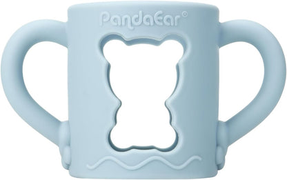 PandaEar Conjunto de 4 Alças de Silicone Compatíveis com Mamadeiras Estreitas Dr. Brown's de 250 ml (8 oz), Suportes para Mamadeira