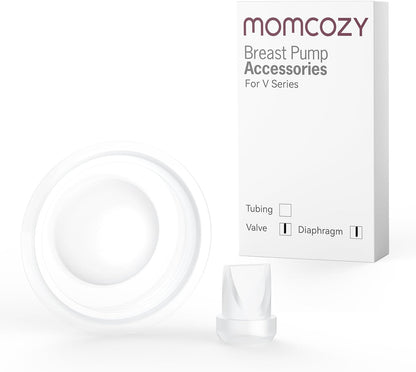 Momcozy Válvulas Duckbill somente para Momcozy V1/V2. Acessórios de substituição para bomba tira leite Momcozy V1/V2 original, pacote com 2