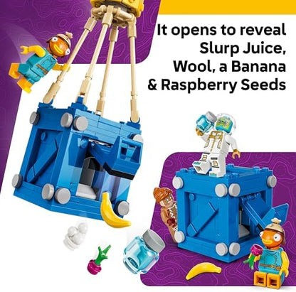 LEGO Fortnite Suprimentos - Minifiguras Fishstick, Leviathan e Ginger Gunner com acessórios, incluindo Suco Slurp - Decoração Gamer - Presente para meninos e meninas a partir de 10 anos e fãs - 77080