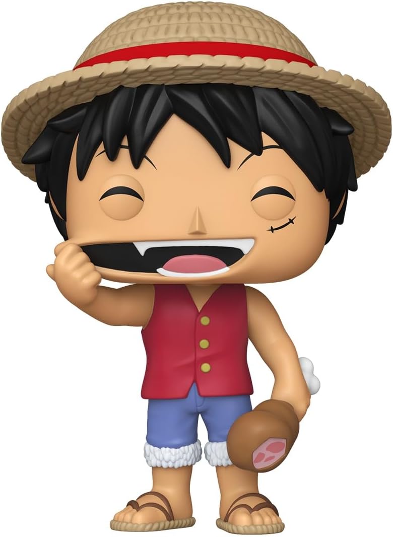 Funko Pop! Jumbo: One Piece 1 - Monkey D. Luffy - Figura de vinil colecionável - Ideia para presente - Produtos oficiais - Brinquedos para crianças e adultos - Fãs de anime - Figura modelo para colecionadores e exposição