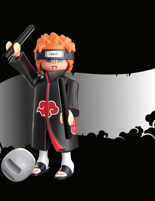 Playmobil 71108 Naruto: Conjunto de figuras de dor, Figura de colecionador de anime Naruto Shippuden, Playset adequado para crianças e fãs com mais de 5 anos