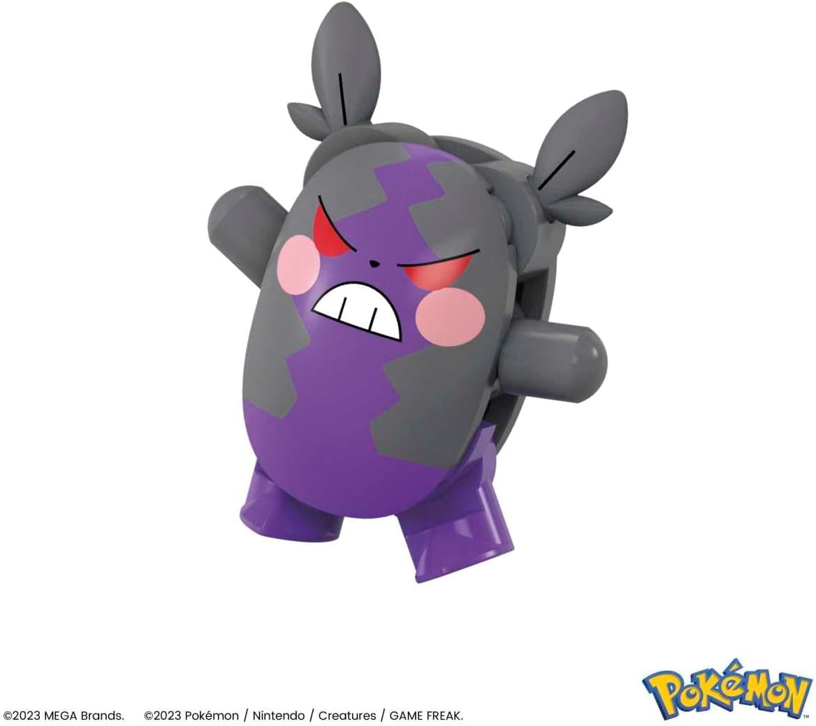 Mega Figura Articulada Montável Pokémon HNT87 Morpeko 5 cm + Pokébola