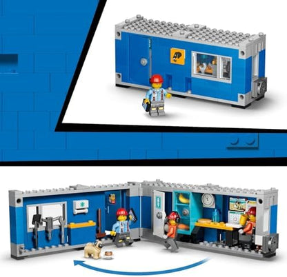 LEGO City Caminhão Basculante e Pá Carregadeira - Veículos de Construção com Funções Interativas e 3 Minifiguras - Presente de Aniversário STEM para Meninos a partir de 8 Anos - 60494