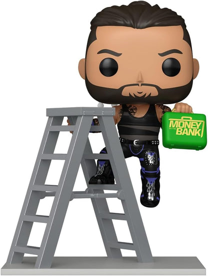 Funko Pop! Premium: WWE - Damian Preist Priest MITB - Figura de vinil colecionável - Ideia para presente - Produtos oficiais - Brinquedos para crianças e adultos - Fãs de esportes - Figura modelo para colecionadores e exposição