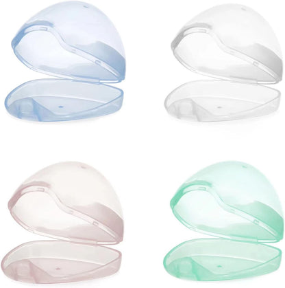 PandaEar Estojo Porta-Chupeta | Pacote com 4 Estojos para Chupeta, Capas Protetoras e Acessórios Universais para Viagem | Livre de BPA