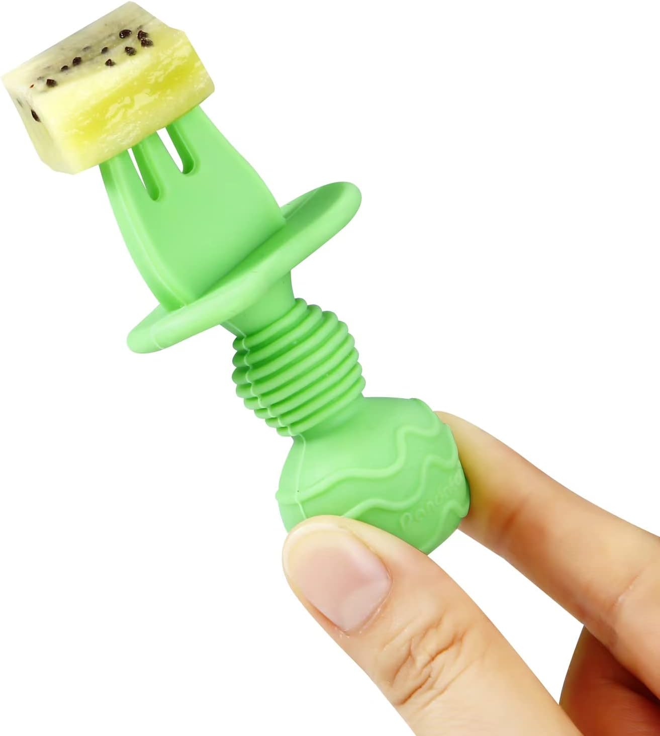 PandaEar Conjunto de 6 colheres e garfos de silicone para bebês e crianças pequenas da, ideais para o desmame e alimentação independente.