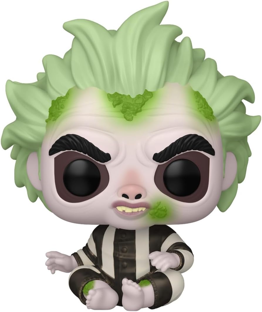 Funko Pop! Filmes: Beetlejuice 2 – Baby Beetlejuice - Figura de vinil colecionável - Ideia para presente - Produtos oficiais - Brinquedos para crianças e adultos - Fãs de cinema - Figura modelo para colecionadores e exposição