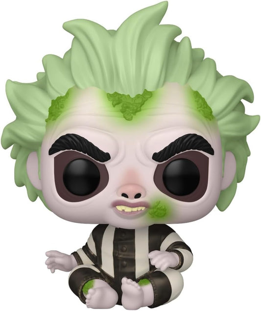 Funko Pop! Filmes: Beetlejuice 2 – Baby Beetlejuice - Figura de vinil colecionável - Ideia para presente - Produtos oficiais - Brinquedos para crianças e adultos - Fãs de cinema - Figura modelo para colecionadores e exposição