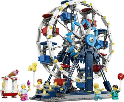 LEGO Creator 3 em 1 Roda-Gigante Icônica - Modelo de Parque Temático que se Transforma em um OVNI ou Carrossel - Decoração DIY para Quarto Infantil - Presente de Aniversário para Meninos e Meninas a partir de 8 Anos - 31389