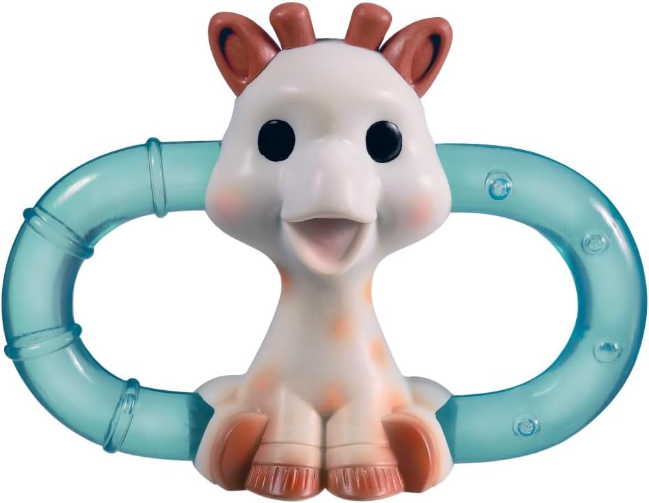 Sophie la Girafe Mordedor Double Ice Bite, mordedor refrescante e calmante para bebês com design fácil de segurar. Para bebês e crianças a partir de 3 meses.