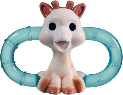 Sophie la Girafe Mordedor Double Ice Bite, mordedor refrescante e calmante para bebês com design fácil de segurar. Para bebês e crianças a partir de 3 meses.