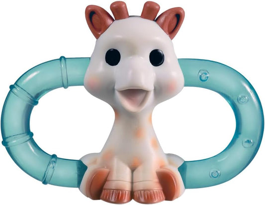 Sophie la Girafe Mordedor Double Ice Bite, mordedor refrescante e calmante para bebês com design fácil de segurar. Para bebês e crianças a partir de 3 meses.