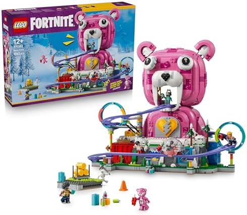 LEGO Fortnite Rave Cave - Brinquedo interativo com modelo de parque temático e 6 minifiguras para decoração de quarto infantil - Presente gamer para meninos e meninas a partir de 12 anos e fãs adolescentes - 77082