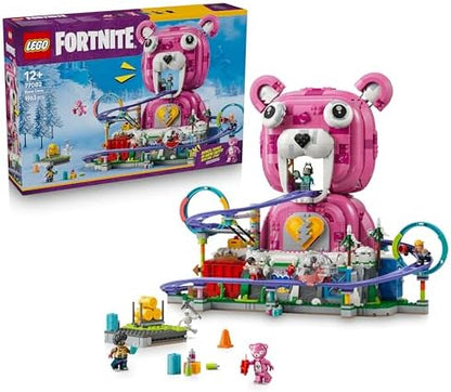 LEGO Fortnite Rave Cave - Brinquedo interativo com modelo de parque temático e 6 minifiguras para decoração de quarto infantil - Presente gamer para meninos e meninas a partir de 12 anos e fãs adolescentes - 77082