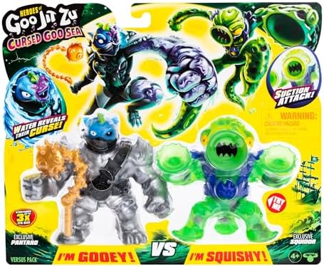 Goo Jit Zu - S10 Amaldiçoado Goo Sea Pantaro Vs Squidor [FIGURKA]