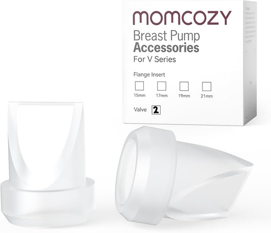 Válvulas Momcozy Duckbill solo para Momcozy V1/V2. Accesorios de repuesto originales para extractor de leche Momcozy V1/V2, paquete de 2