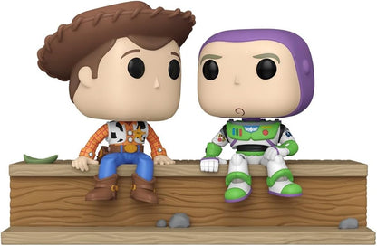 Funko Pop! Moment: Toy Story 30th - Woody e Buzz - Boneco colecionável de vinil - Ideia para presente - Produtos oficiais - Brinquedos para crianças e adultos - Fãs de cinema - Boneco modelo para colecionadores e exposição