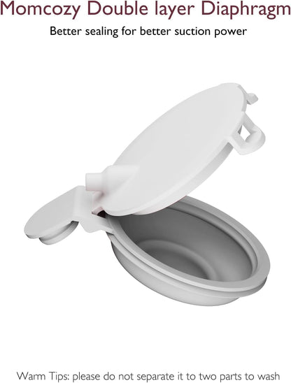 Momcozy Diafragma Mobile Flow | M9 Upgrade, Acessórios de Reposição Originais para Bomba de Tirar Leite Momcozy Mobile Flow | M9 Upgrade, 2 unidades