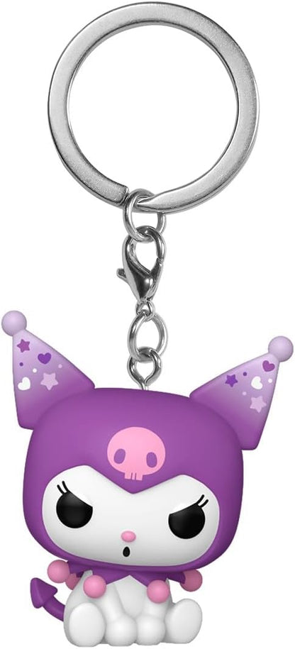 Funko Pop! Chaveiro K/Mystery Mini - Kuromi - Chaveiro Hello Kitty - Mini Figura Colecionável - Presente de Natal - Ideia de Presente - Produtos Oficiais - Fãs de Anime - Decoração de Mochila