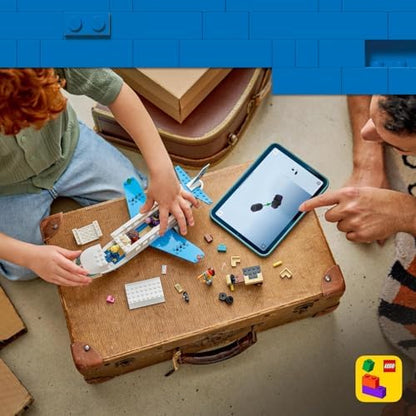 LEGO City Avião de Passageiros - Kit de Modelo de Avião com 4 Minifiguras e Acessórios de Viagem - Conjunto Educativo - Ideia de Presente de Aniversário para Meninos a partir de 4 Anos - 60492