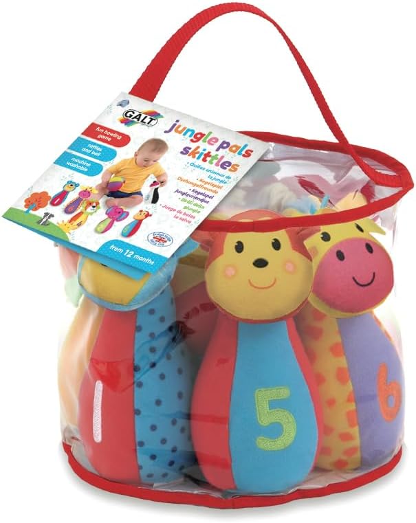 Galt Toys, Jungle Pals Skittles, brinquedos de atividades para bebês, a partir de 12 meses